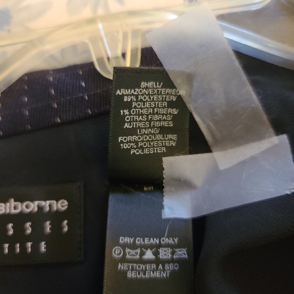 Liz Claiborne Liz Sport 2 Piece Dress Blue/White Size 10p - Picture 14 of 14